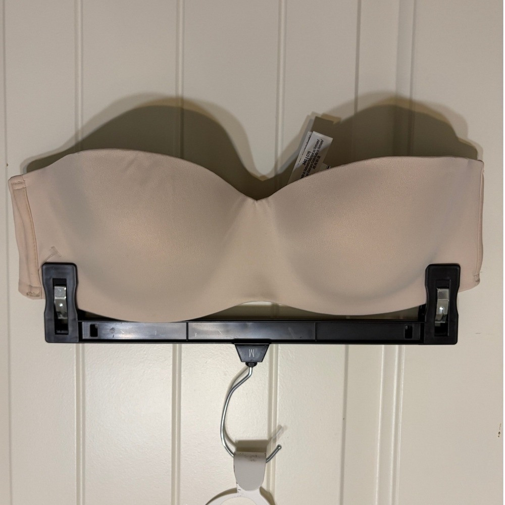 Victorias Secret PINK Strapless Lightly Lined Bra 34C Nude Beige 11241720 New